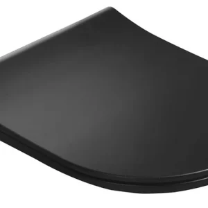 Toiletzitting Avva Slim Soft-close Quick Release Mat Zwart
